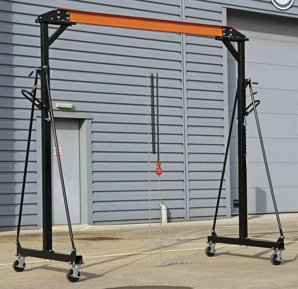 Sealey Sg1000 Portable Gantry Crane Adjustable 1tonne Ccw Tools